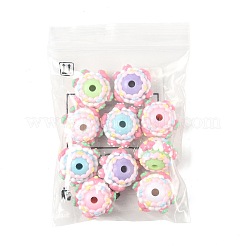 10pcs 5 Farben undurchsichtige Acrylperlen&nbsp;MACR-FS0002-35