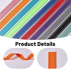 22 Yards 11 Farben Faserimitat Nylon reflektieren Lichtband&nbsp;OCOR-GL0001-35