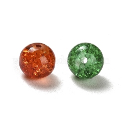 Perle di vetro crackle trasparente&nbsp;CCG-MSMC0002-02-M