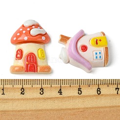 Undurchsichtige Decoden-Cabochons aus Harz&nbsp;RESI-K038-03