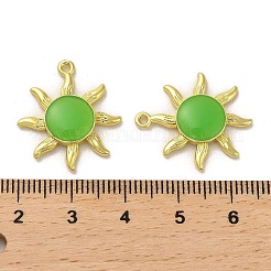 Pendenti luminosi in ottone smaltato&nbsp;KK-C037-12G