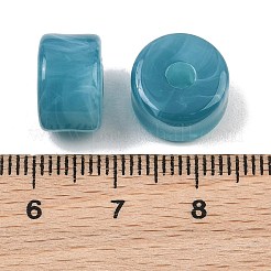 Perline bicolore opache in acrilico effetto pietre preziose&nbsp;AC-CBA3EFE-02G