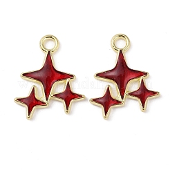 Pendentifs d'émail en alliage&nbsp;LS-ENAM-WH0057-33E