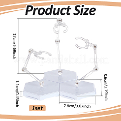 Set di espositori per action figure in plastica&nbsp;ODIS-WH0099-45A