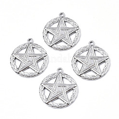 Pendentifs en acier inoxydable 201 anti-ternissement&nbsp;STAS-N098-076P