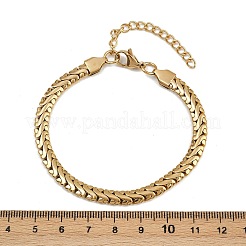 Gliederkettenarmbänder aus 304 Edelstahl für Damen&nbsp;BJEW-Z143-18G