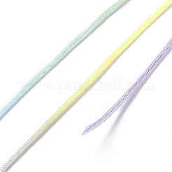 Segmentgefärbte Nylon-Rattenschwanz-Satinkordeln&nbsp;NWIR-A008-01F