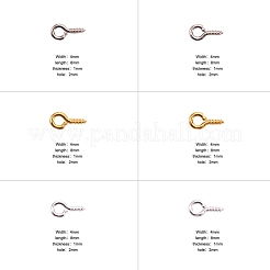 1 kasten drei farben eisen schraube auge pin peg kautionen&nbsp;IFIN-X048-01