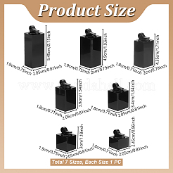 7 Stück Acryl-Ring-Displayständer-Set in 7 Größen&nbsp;ODIS-WH0099-256B