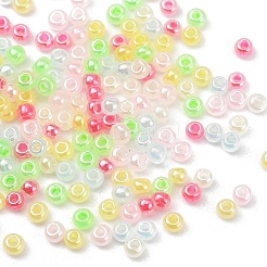 4800pcs 6 colores 12/0 cuentas de semillas de vidrio de jade de imitación&nbsp;SEED-YW0001-30