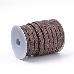 Geflochtene Lederschnüre&nbsp;WL-R009-12x6-03