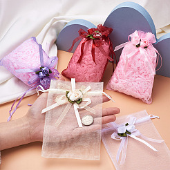 50 borsa con coulisse in organza fai da te&nbsp;ABAG-MB0001-13