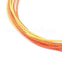 Bracelet cordon tressé en polyester ciré&nbsp;BJEW-JB07893