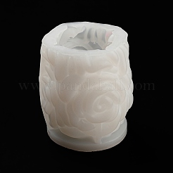 Valentinstag 3d Rose Säule DIY Kerze Silikonformen&nbsp;LS-DIY-K064-03A