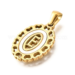 Pendentifs en acier inoxydable 304 doré&nbsp;STAS-K300-02G-E