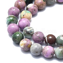 Natürliche Lepidolith / lila Glimmer Steinperlen Stränge&nbsp;G-F715-113B