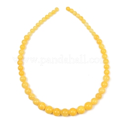 Fili di perle di giada Mashan naturale di dimensioni graduate&nbsp;GG-CBA2AE1-A08-D