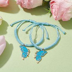 Braccialetti con pendenti in lega smaltata&nbsp;BJEW-JB09966-03