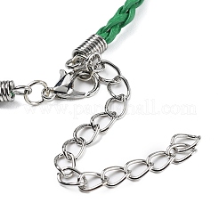 Création de bracelet tressé en cuir avec cordon&nbsp;AJEW-JB00032