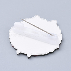 Acryl Sicherheitsbroschen&nbsp;JEWB-D006-A07