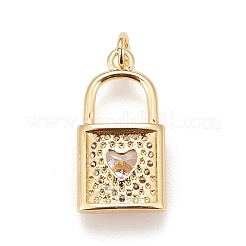 Colgante micropavé cubic zirconia de latón&nbsp;KK-A161-30G-A