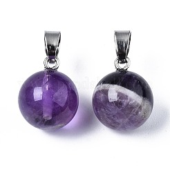 Natürlichen Amethyst Edelsteinanhänger&nbsp;G-S359-312