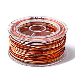 Cordone in poliestere cerato tinto a segmenti&nbsp;YC-C003-02D