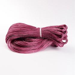 Metallic Thread, Embroidery Thread, Dyed, Cerise, 0.8mm