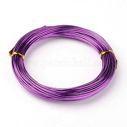 Aluminum Wire, Blue Violet, 1.5mm, 10m/roll