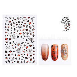 Nagelkunst Aufkleber Abziehbilder, selbstklebend, für Nagelspitzen Dekorationen, Farbig, 9.6x6.5 cm