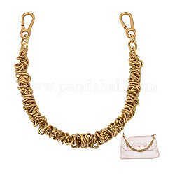 Chaînes de sac à main, sangles de sac en chaîne en alliage, pour les accessoires de remplacement de sac à main, or, 39.2x1.4~1.5 cm