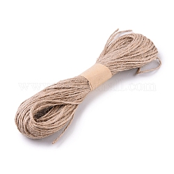 Corda di iuta, corda di iuta, spago di iuta, per confezioni regalo con decorazioni fai da te, tan, 1.5mm, circa 20m/balla