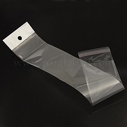 Cellophane Bags, OPP Material, Adhesive, Clear, 32x5cm, Hole: 6mm, Unilateral Thickness: 0.025mm, Inner Measure: 26.5x5cm