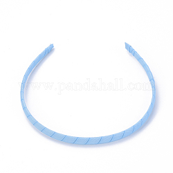 Haarschmuck einfache Plastik Haarband Zubehör, keine Zähne, mit Grosgrain, Licht Himmel blau, 128 mm