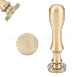 Brass Blank Wax Seal Stamps,  without Engraving Logo, for Party Invitations, Envelopes, Snail Mails, Christmas Wrapping, Antique Bronze, 87.5x25x21mm