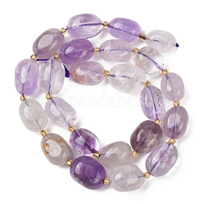 Natürlichen Amethyst Perlen Stränge&nbsp;G-G453-D09-01-1