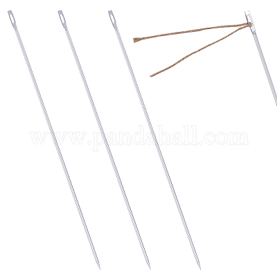 Wholesale GORGECRAFT 3 Pieces 12 Inch Upholstery Needle Stainless Steel  Long Straight Large Eye Stitching Needles Sewing Hand Machine Needles for  Webbing Sewing Edges Clothes Sewing Made Arts Crafts Projects 