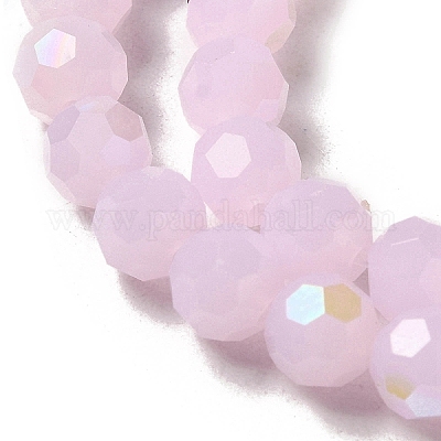 Chapelets de perles en verre imitation jade&nbsp;EGLA-A035-J6mm-L02-1
