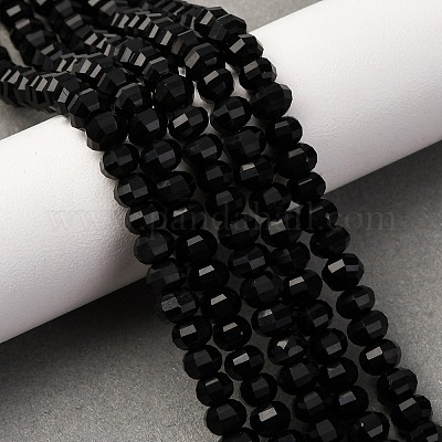Natürlichen Obsidian Perlen Stränge&nbsp;G-P587-D03-01-1