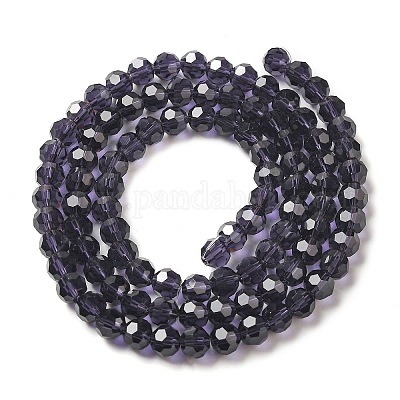 Perles en verre transparentes&nbsp;EGLA-A035-T6mm-D15-1