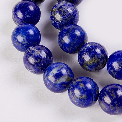 Chapelets de perles en lapis-lazuli naturel&nbsp;G-K254-01-12mm-1