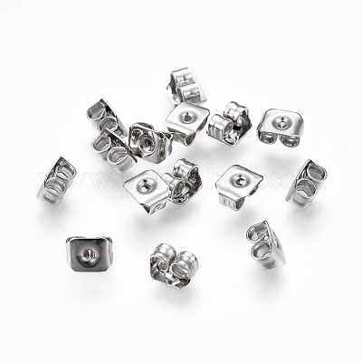 Bulk 500 pcs of platinum color steel earrings hooks, bulk earring hook