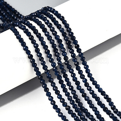 Gefärbte natürliche Saphirperlenstränge&nbsp;G-T143-05-1
