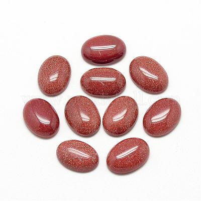 Synthetischen Aventurin cabochons&nbsp;G-R415-13x18-47-1