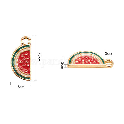 Pendentifs d'émail en alliage&nbsp;ENAM-YW0001-05KCG-1