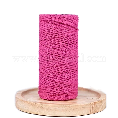 Cordino di cotone rotondo a 2 capo&nbsp;PW-WGBD45B-14-1