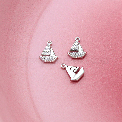 Pendentifs en laiton avec strass&nbsp;INS-PW0002-01S-1