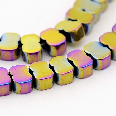 Electroplated Non-magnetic Synthetic Hematite Bead Strands G-J286-01A-1