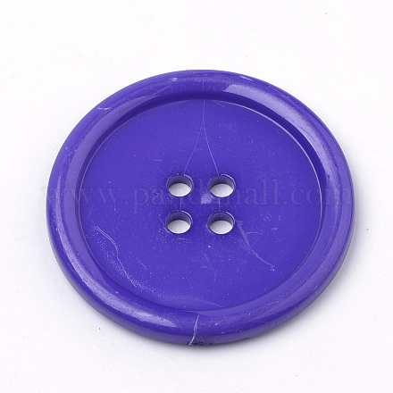 Boutons acryliques avec 4 trou BUTT-Q037-01M-1