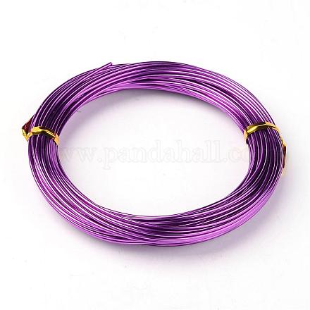 アルミ製ワイヤー  青紫色  1.5mm  10 m /ロール AW10x1.5mm-11-1